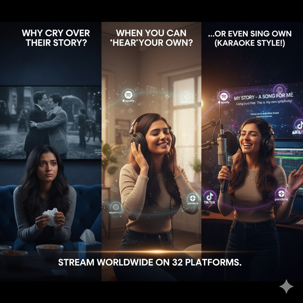 Why Cry Over Their Story? - Create Your Own Love Song + Global Streaming
