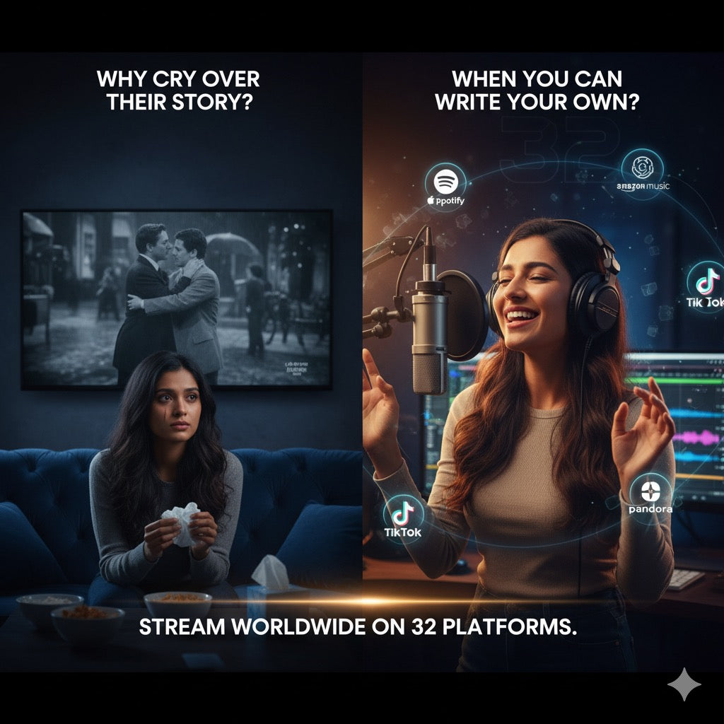 Why Cry Over Their Story? - Create Your Own Love Song + Global Streaming